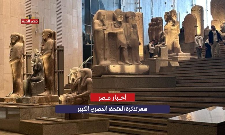 سعر تذكرة المتحف المصري الكبير.. تفاصيل الدخول للفئات المختلفة بعد الافتتاح الرسمي 1 سعر تذكرة المتحف المصري الكبير