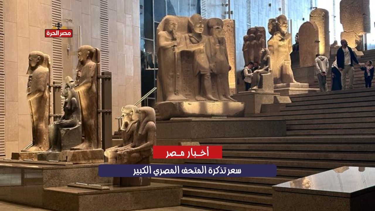 سعر تذكرة المتحف المصري الكبير.. تفاصيل الدخول للفئات المختلفة بعد الافتتاح الرسمي 1 سعر تذكرة المتحف المصري الكبير