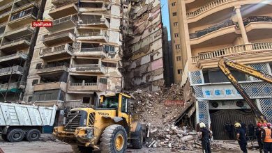 إنقاذ مسن من تحت أنقاض عقار منهار في روض الفرج 7 إنقاذ مسن من تحت أنقاض عقار منهار في روض الفرج