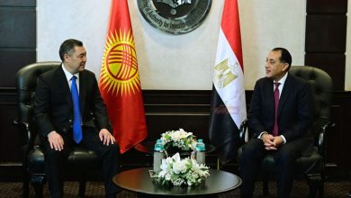 اتفاق تاريخي بين مصر وقرغيزستان