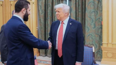 الشرع وترامب.. أول محادثات رسمية تفتح باب التفاهم في القضايا الدولية 1 الشرع وترامب.. أول محادثات رسمية