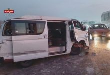 إصابة 6 أشخاص في حادث تصادم ميكروباص بطريق كفر الدير بالقليوبية 2 حادث تصادم ميكروباص بطريق كفر الدير بالقليوبية