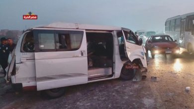 إصابة 6 أشخاص في حادث تصادم ميكروباص بطريق كفر الدير بالقليوبية 5 حادث تصادم ميكروباص بطريق كفر الدير بالقليوبية