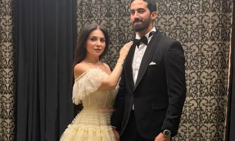 مي عز الدين تعلن عقد قرانها على ‎‏أحمد تيمور