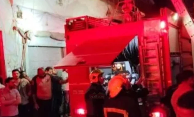 كارثة في سوق الخواجات بالمنصورة